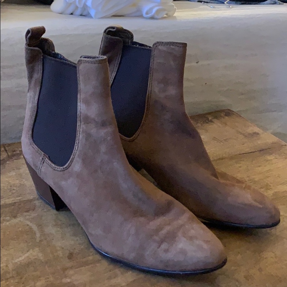 Sam Edelman Brown Suede Ankle Boots